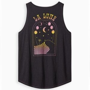 NWT Torrid Cotton “La Lune” Pocket Tank with Tarot Graphic on back